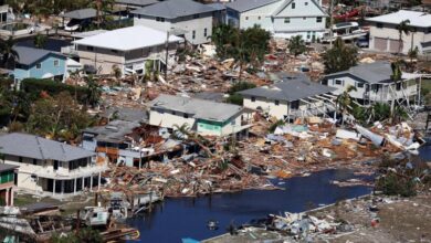 Photo of Hurricane Ian destroyed their homes. Algorithms sent them money
