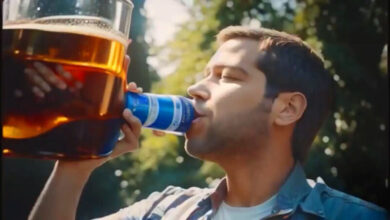 Photo of AI-generated beer commercial contains joyful monstrosities, goes viral