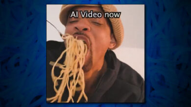 Photo of Will Smith parodies viral AI-generated video by actually eating spaghetti