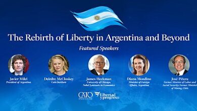 Photo of Cato Conference in Argentina with President Milei and Leading Classical Liberals