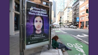 Photo of AI company trolls San Francisco with billboards saying “stop hiring humans”